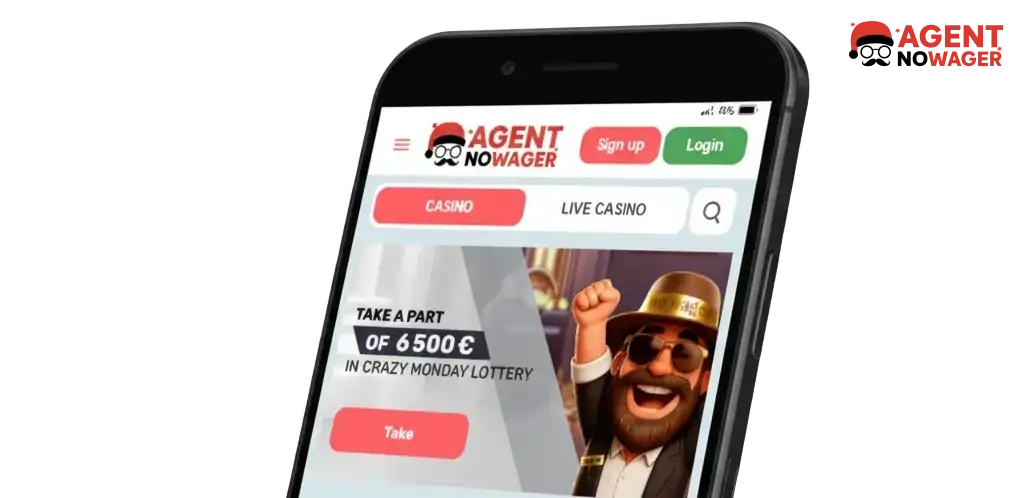 AgentNoWager Casino App Screenshot